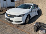 2017 Chevy Impala, PW, PL, A/C, extensive damage, VIN:2G11X5S34H9175737 - Municipal, Monroe County