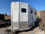 2011 Jamco tandem axle horse trailer, 2 stall, front tack room, 7,000lb GVW, VIN:...1J9BE1524BM40612