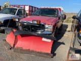 2003 Ford F350 XLT regular cab pickup, 4WD, v plow, 8ft box, ARE utility cap, PW, PL, A/C, 99,386mi.