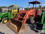 Kubota L48 tractor loader backhoe, 4WD, hydrostatic, canopy, 2111 hrs.