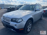 2007 BMW X3 SUV, leather, sunroof, heated seats, PW, PL, A/C, 125,941 mi. VIN:WBXPC93417WF22674