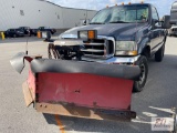 2004 Ford F-350 XLT regular cab pickup, 4WD, Western V-plow, 8ft box, PW, PL, A/C, 111,043 miles,