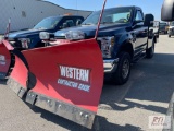 2019 Ford F350 XL utility truck, 4WD, Stahl utility boy, Western 8.5ft V-plow, PW, PL, A/C,