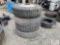 (4) Roadmaster tires on rims. 11R22.5