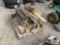 Pallet of lumber, pumps, and misc. (2) pallets