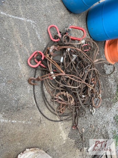 Lot of cable slings