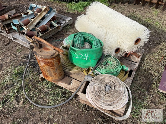 Pallet of hoses