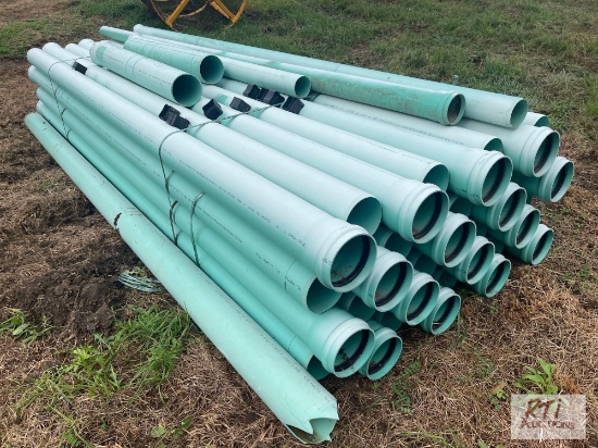(35) Pieces of PVC pipe