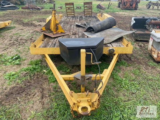 1996 CR/CO 20' T/A trailer, flip up ramps, VIN: 1C9FS1827T1433128 - 10 day Title Delay