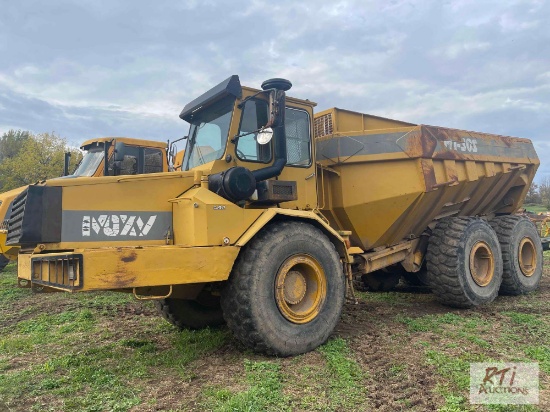 Moxy MT-30S articulated dump, 7835 hours, 23.5R25 tires, Runs and operates