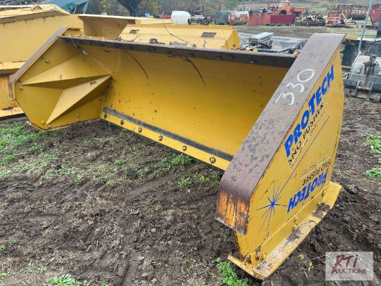 ProTech SB08S skid steer 8' pusher, roll over style
