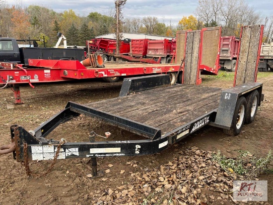 2002 Contrail 12' T/A trailer, Flip up ramps, 8,860lb GVW, VIN: 4KNUC1222L161701
