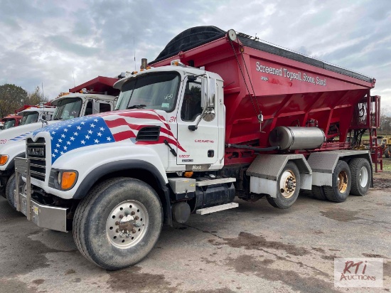 2003 MACK GV713 Granite T/A slinger truck, 100K miles, Automatic, AI 350 engine, 86,000lb GVW,