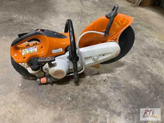 STIHL TS420 demo saw....