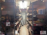 Contents of shelves. (2) Rows, New and used truck parts