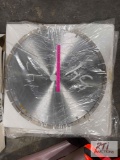 (2) 3 pack of diamond blades, (3) metal blades