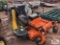 Husqvarna P-ZT60 zero turn mower, 60in deck, Kawasaki engine, grass collection system, hour meter