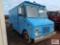 1981 GMC Kurb Master single axle step van, rear shelves, standard transmission,