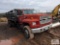 1989 Ford F800 single axle flatbed truck, VIN: 1FDXK84A2KVA19676. 16ft stake body, standard