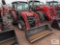 Massey Ferguson 1740M tractor, 4WD, loader, GP bucket, Woods backhoe attachment, cab, heat, A/C, 253