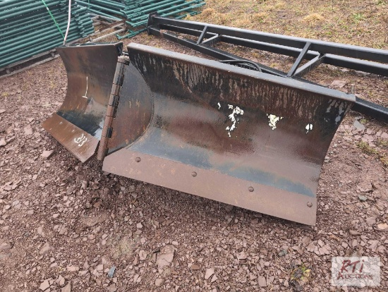 Boss skid loader mount hydraulic V-plow