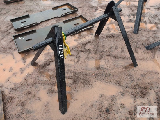 Rotating A-frame shooting target