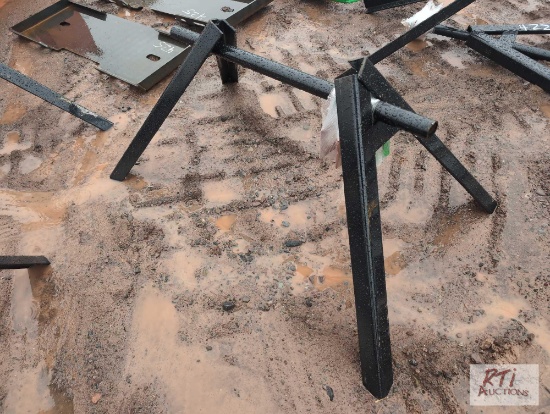 Rotating A-frame shooting target