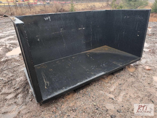 Fork mount debris bucket, 8x41x44