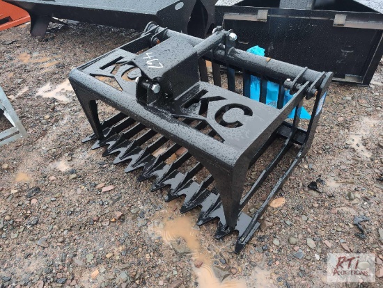 4ft single cylinder grapple bucket
