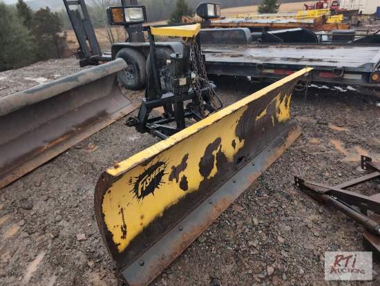 Pickup mount snowplow
