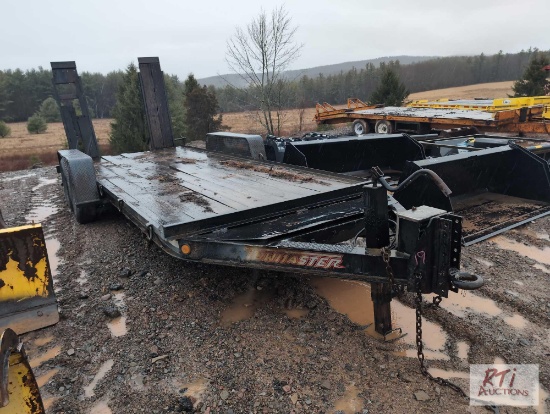 2004 Towmaster tandem axle fender trailer, VIN: 4KNUT18224L162311 18ft straight deck with fold up