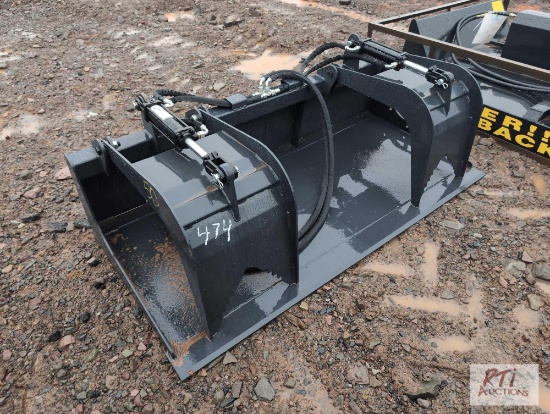 Wolverine 72in dual cylinder grapple bucket