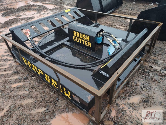 Agrotk skid loader mount hydraulic rotary mower