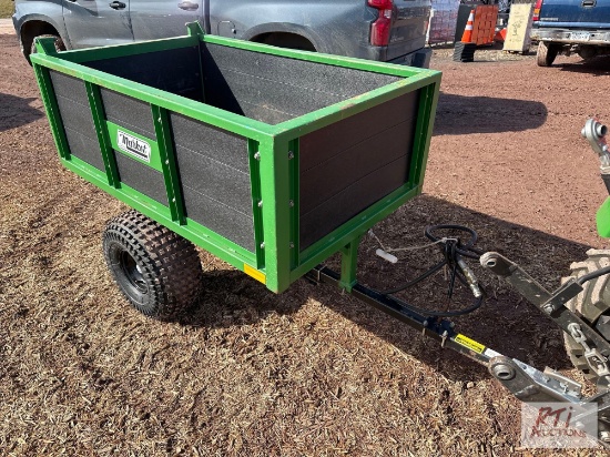 Market small hydraulic dumping farm cart