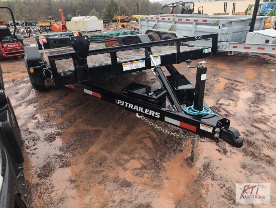 2022 PJ 18ft quick tilt trailer, tandem axle, 10,000lb, VIN:3CV1C2220P2652105