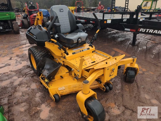 Cub Cadet ProZ 500 commercial zero turn mower, 60in deck, suspension seat, Kawasaki 27hp engine, 162