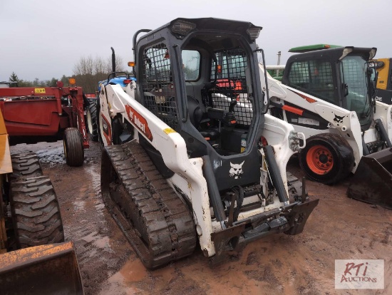 2021 Bobcat T62 R series track skid loader, 2 speed, power wedges, joystick control, 959 hrs., S/N