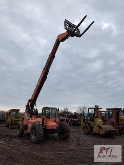 SkyTrak 8042 telehandler, cab, forks, 5505 hrs