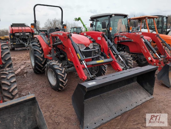 Massey Ferguson 2860 series E tractor, 4WD, loader, 1 remote, open station, 429 hrs