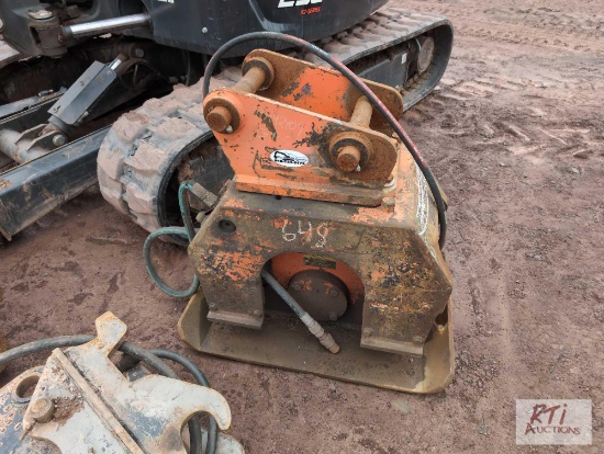 NPK excavator mount hydraulic plate tamper