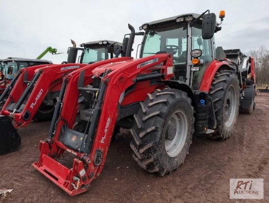 Massey Ferguson 6S.165 tractor, 4WD, loader, 3 remotes, external PTO controls, wheel weights, cab,