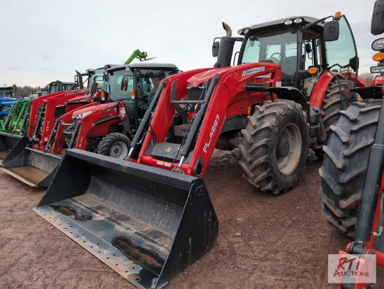 Massey Ferguson 7718 series S tractor, Dyna 6 transmission, 4WD, loader, 4 remotes, external PTO