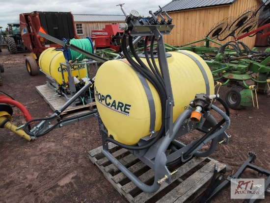 Crop Care 3pt 100 gallon sprayer, new