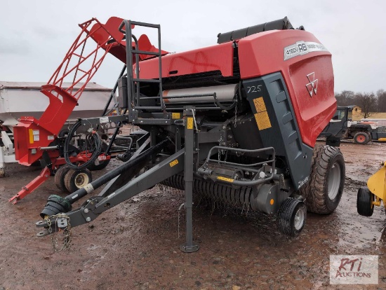 DEMO UNIT - Massey Ferguson 4160V RB series round baler, Xtra-Cut, ONLY 1,178 bales - WARRANTY