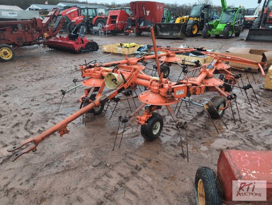 Kuhn Digidrive GF7001T 6 star tedder