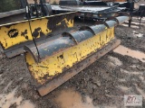 Pickup mount snowplow