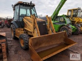 1995 Case 580 Super L backhoe, 4WD, extend-a-hoe, cab, heat, 3179 hrs - SN JJG0193833 - MSO