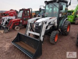 New Bobcat CT2535 tractor, 4WD, loader, GP bucket, cab, heat, A/C, HST, 1 hours., SN B4VT11592