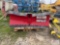 Western 6ft UTV V-plow with mounting brackets, wiring, controller - controller in office