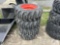 4X new 10-16.5 skid steer tires on rims for Bobcat